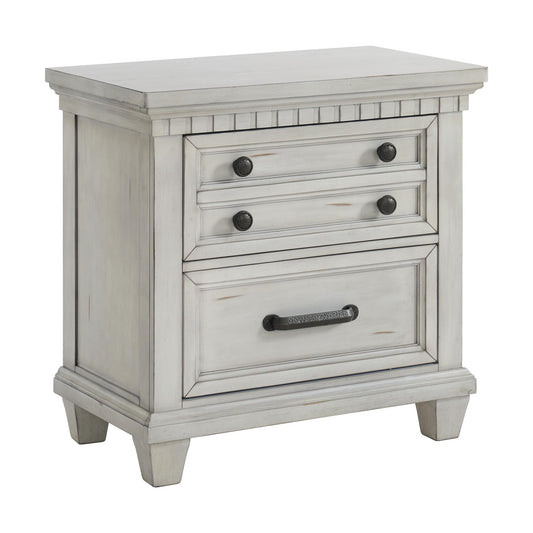 Elements International McCoy B-10530-7-NS 2-Drawer Nightstand IMAGE 1