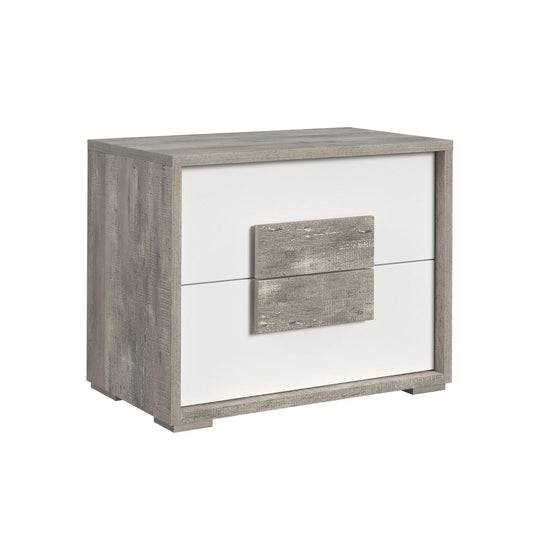 Elements International San Matteo B-16010-7-NS2 2-Drawer Nightstand IMAGE 1