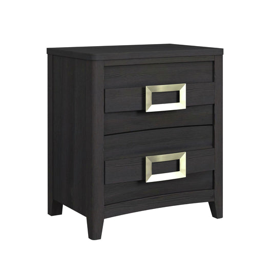 Elements International Tobias B-15990-8-NS 2-Drawer Nightstand IMAGE 1