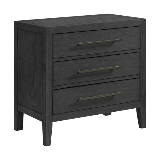 Elements International Versailles Contemporary B-3690-8-NS 3-Drawer Nightstand IMAGE 1