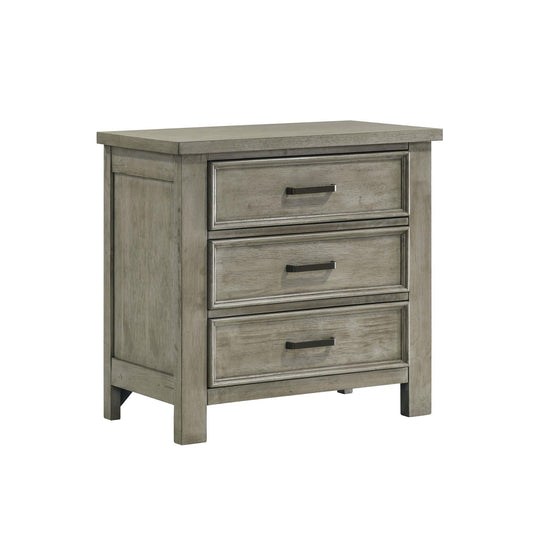 Elements International Sullivan SV300NS 3-Drawer Nightstand IMAGE 1