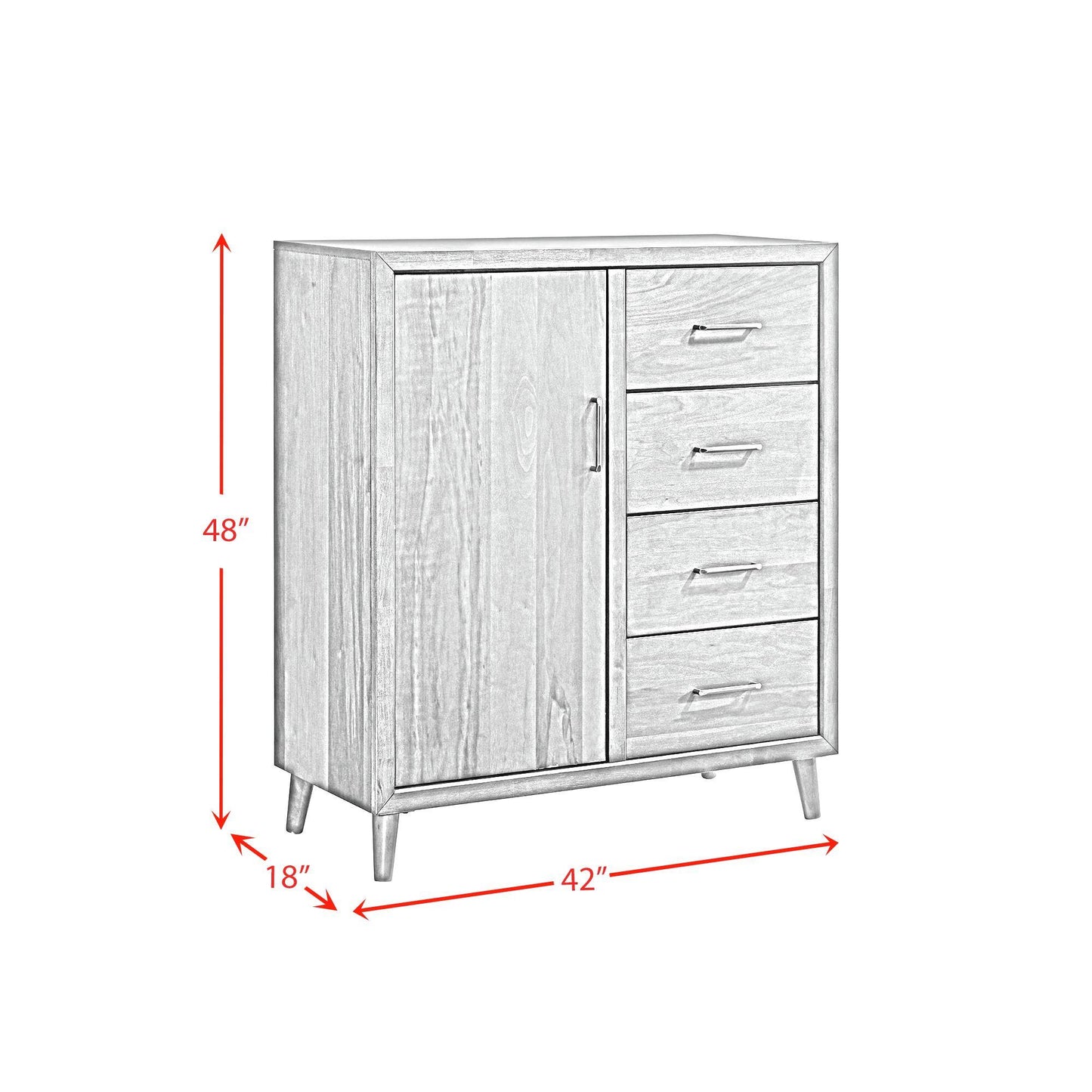 Elements International Malibu MC400CH 4-Drawer Chest IMAGE 12