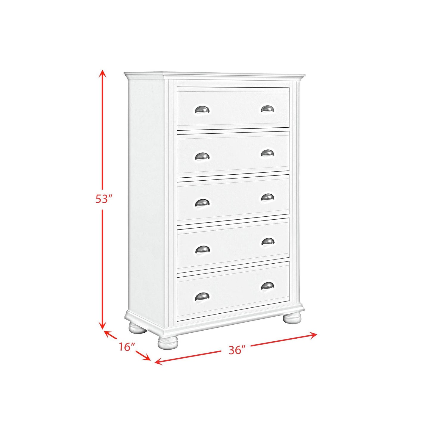 Elements International Kona B-9340-7-CH 5-Drawer Chest IMAGE 13
