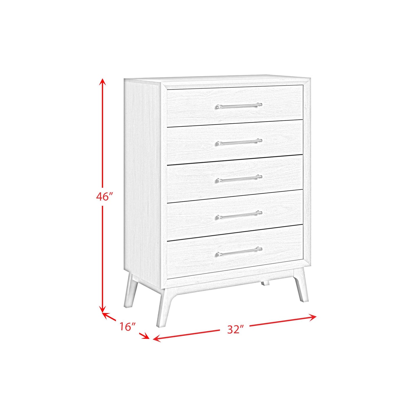 Elements International Westland B-13000-6-CH 5-Drawer Chest IMAGE 8