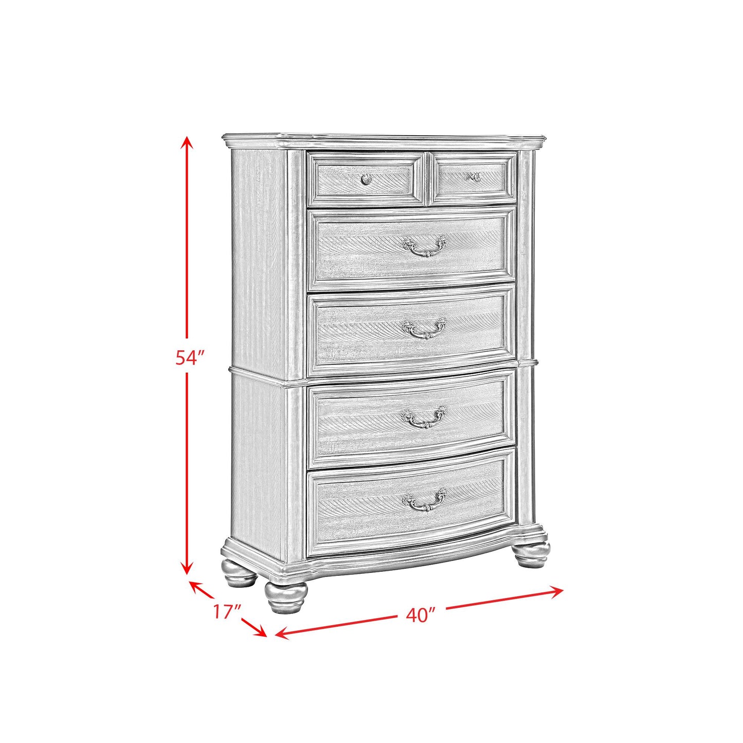 Elements International Brunswick B-13070-5-CH 5-Drawer Chest IMAGE 12