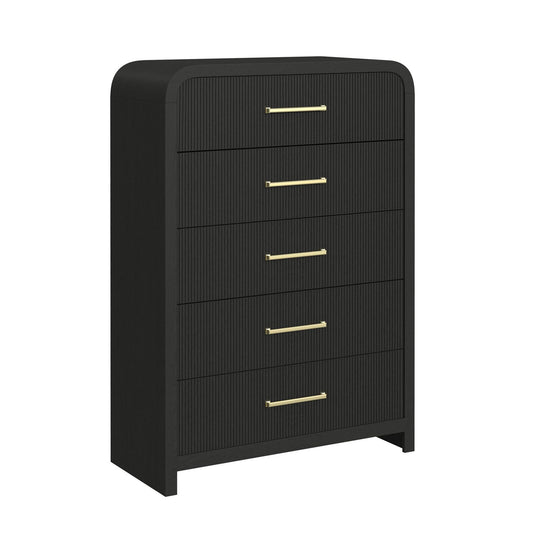 Elements International Ridgemont B-14440-8W-CH 5-Drawer Chest IMAGE 1