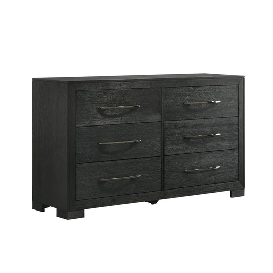 Elements International Allan B-3410-8-DR 6-Drawer Dresser IMAGE 1