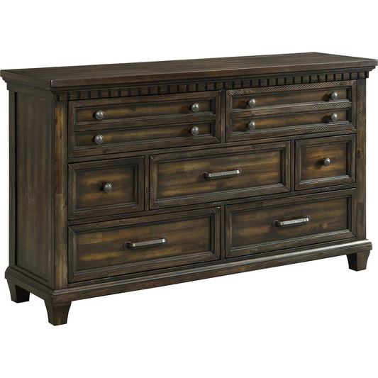 Elements International McCoy B-10530-5-DR 7-Drawer Dresser IMAGE 1