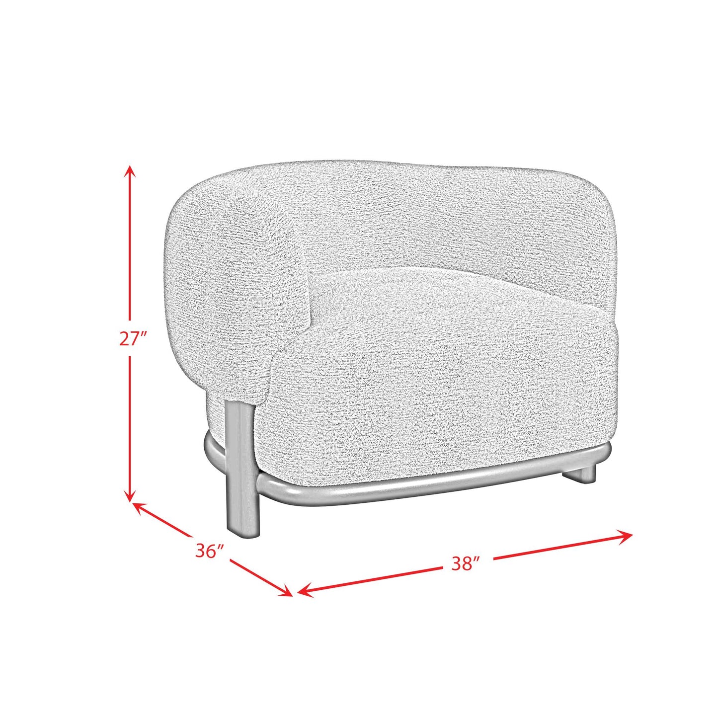 Elements International Sevilla U-15190-11301-100 Chair IMAGE 8