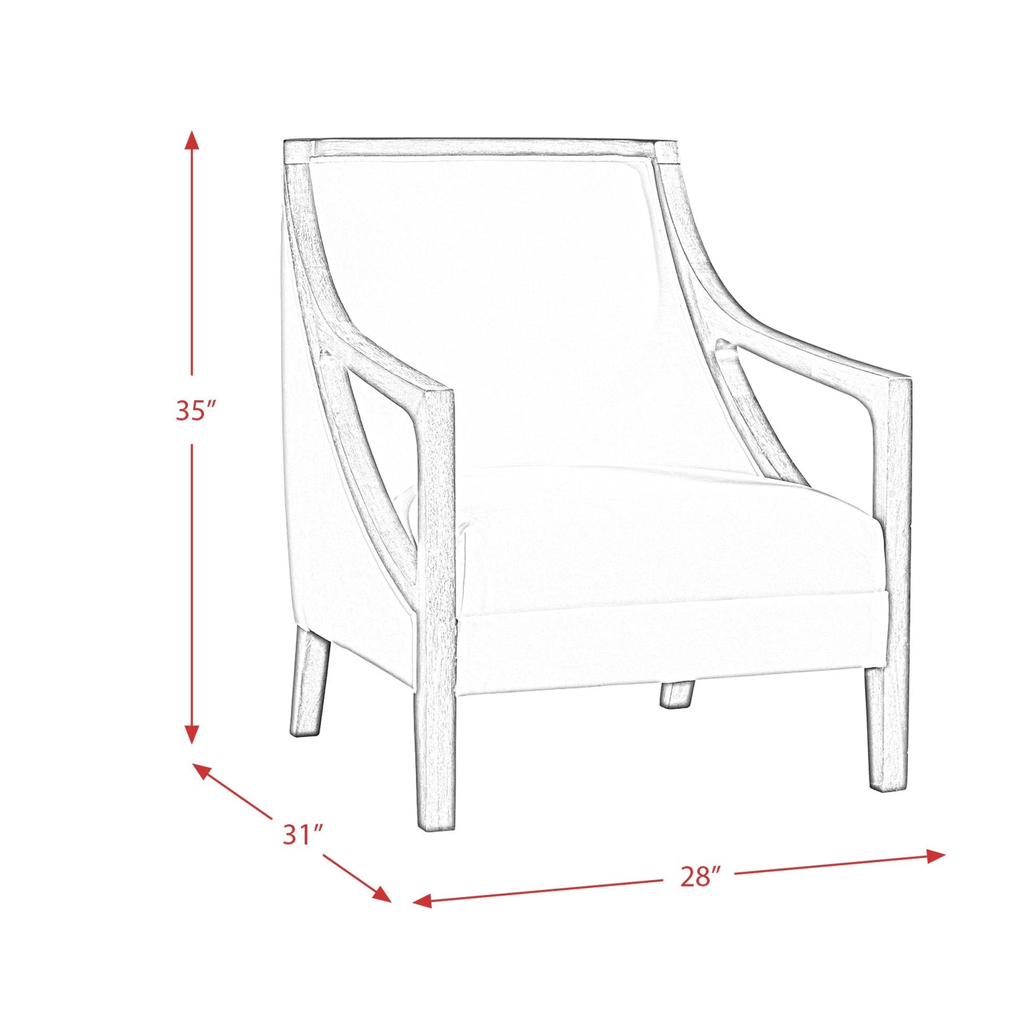 Elements International Hopkins UHK526101 Chair IMAGE 11