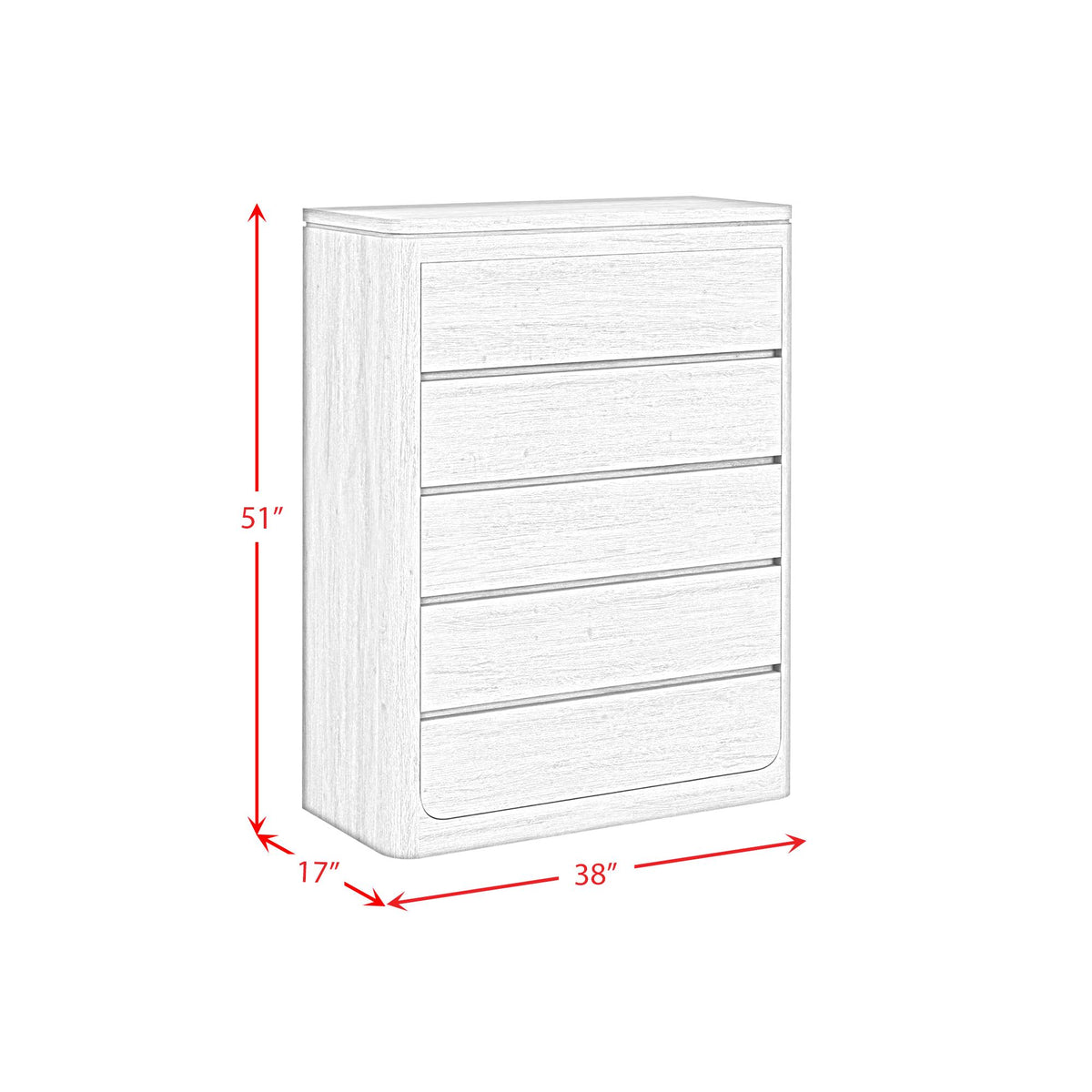 Elements International Rosalie B-16860-6-CH Chest IMAGE 7