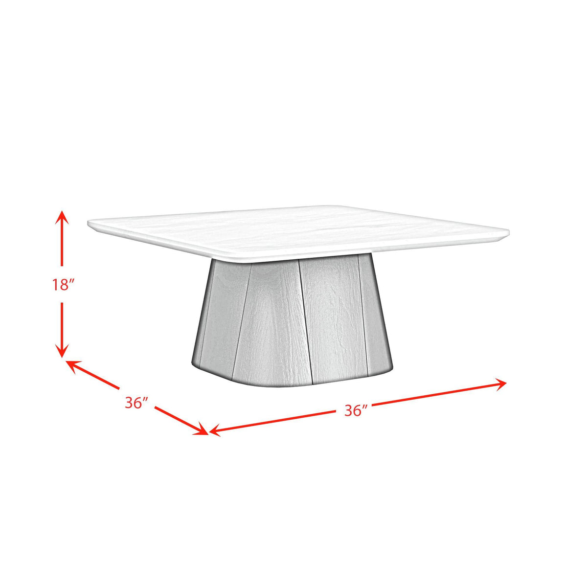 Elements International Edison T-9130-8-CT Coffee Table IMAGE 8