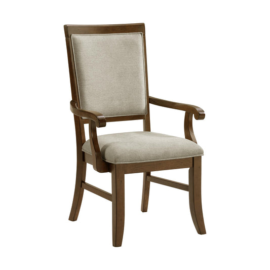 Elements International Phillipe D-5210-5-AC Dining Arm Chair IMAGE 1