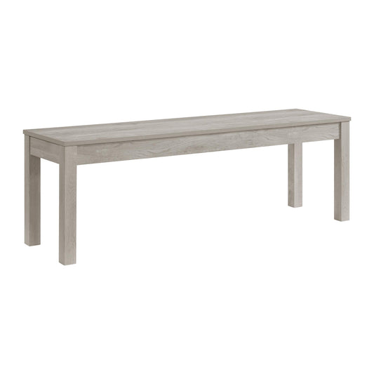 Elements International Eleanor D-6460-3-BN Dining Bench IMAGE 1