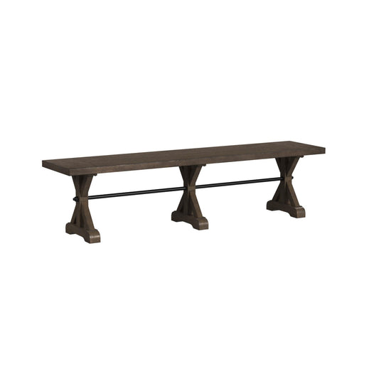 Elements International Yellowstone D-12830-3-BN Dining Bench IMAGE 1