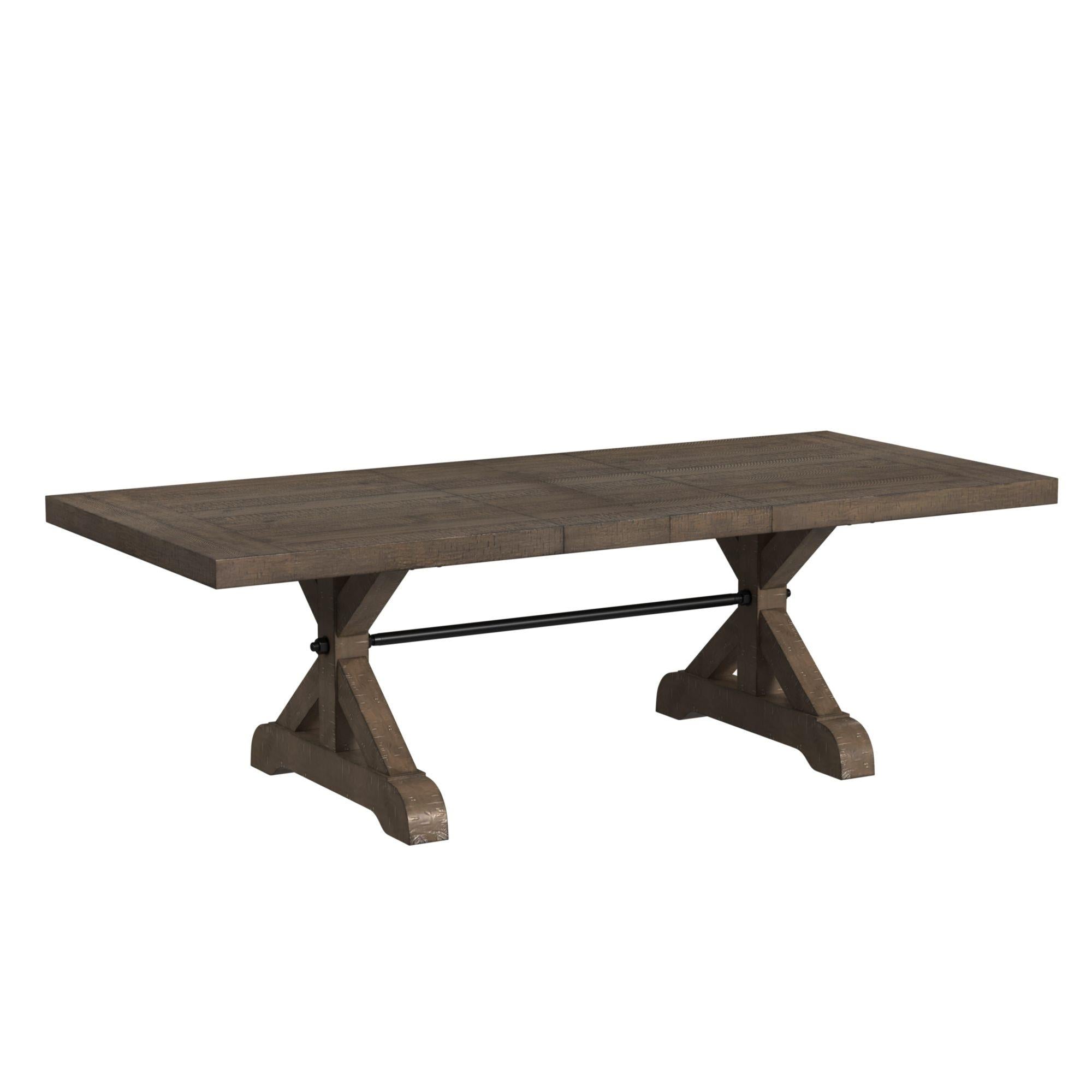 Elements International Yellowstone D-12830-3-DT Dining Table IMAGE 1