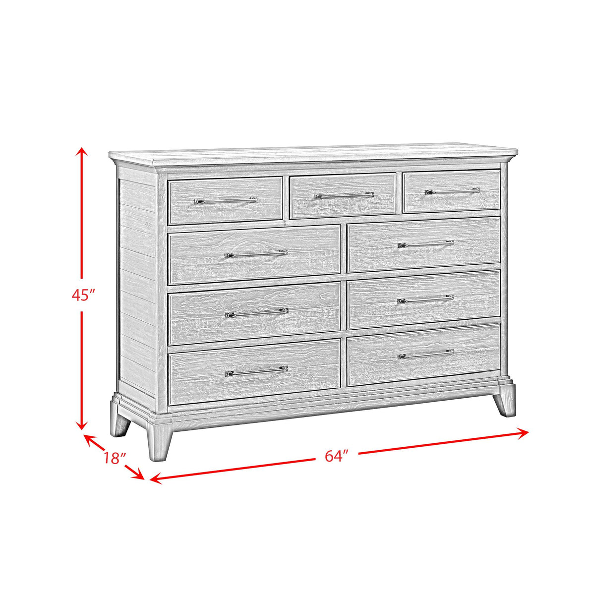 Elements International Montrose B-16670-5-DR Dresser IMAGE 12