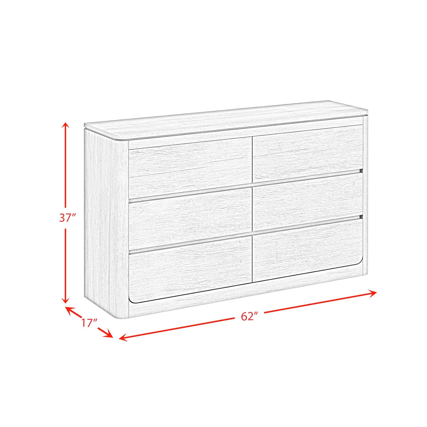 Elements International Rosalie B-16860-8-DR Dresser IMAGE 7