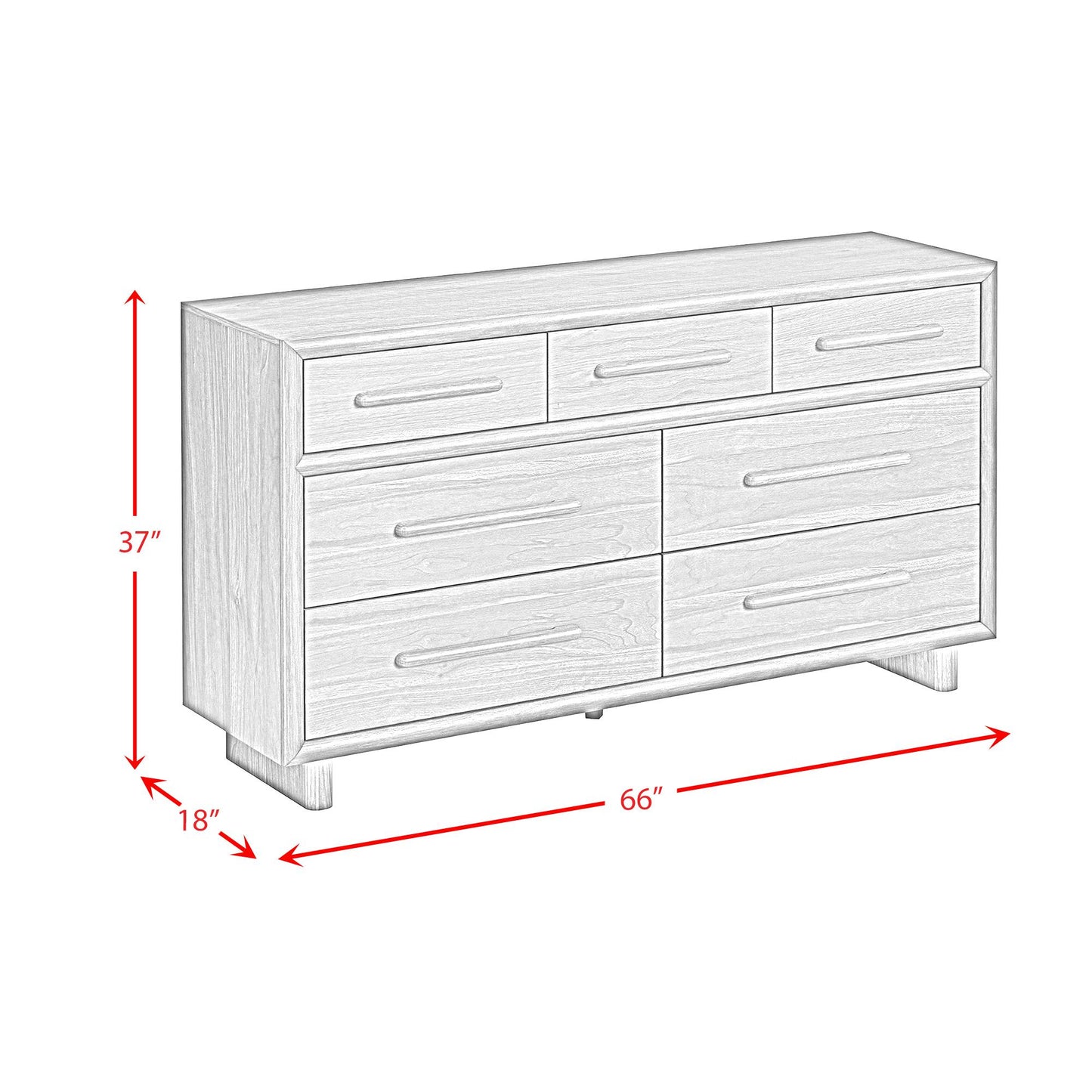 Elements International Brisbane B-16760-5-DR Dresser IMAGE 8
