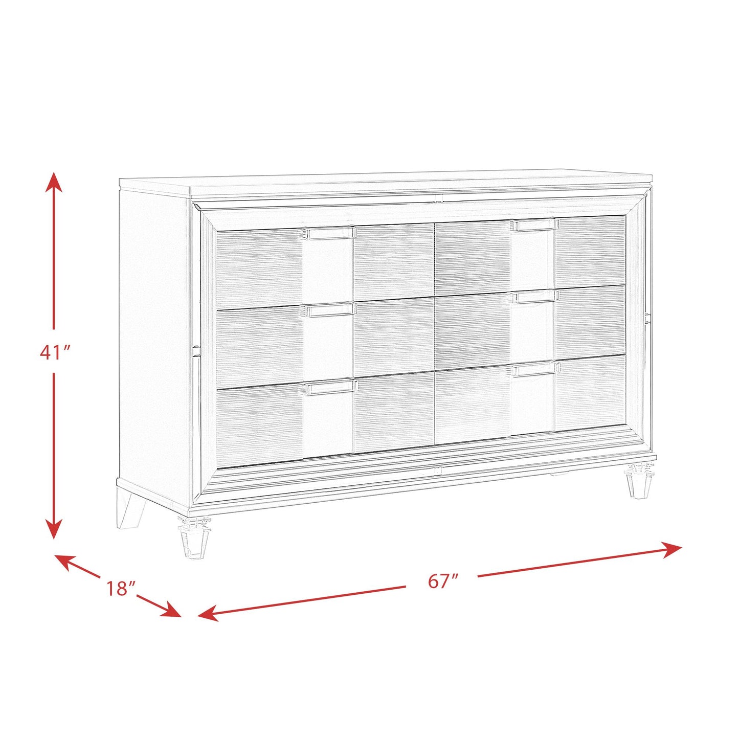 Elements International Twenty Nine TN700DR Dresser IMAGE 9