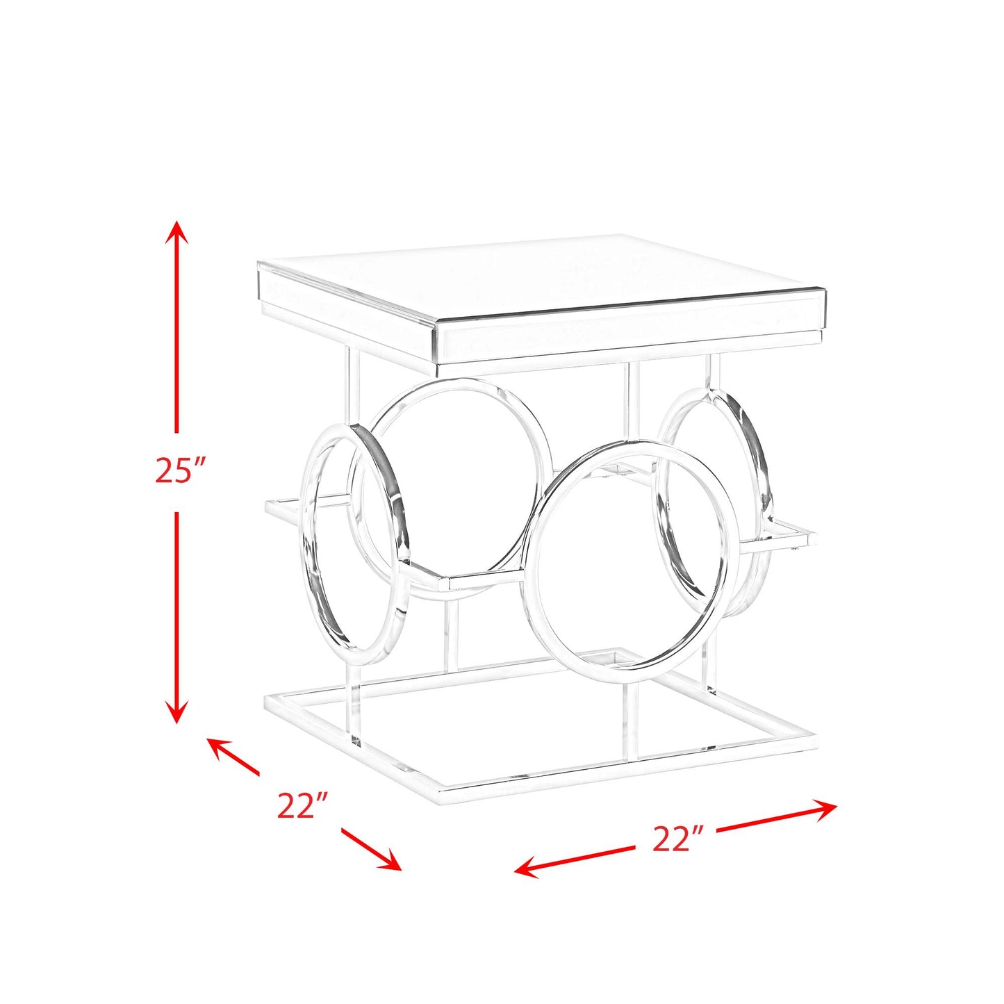 Elements International Pearl CTPL100ET End Table IMAGE 9
