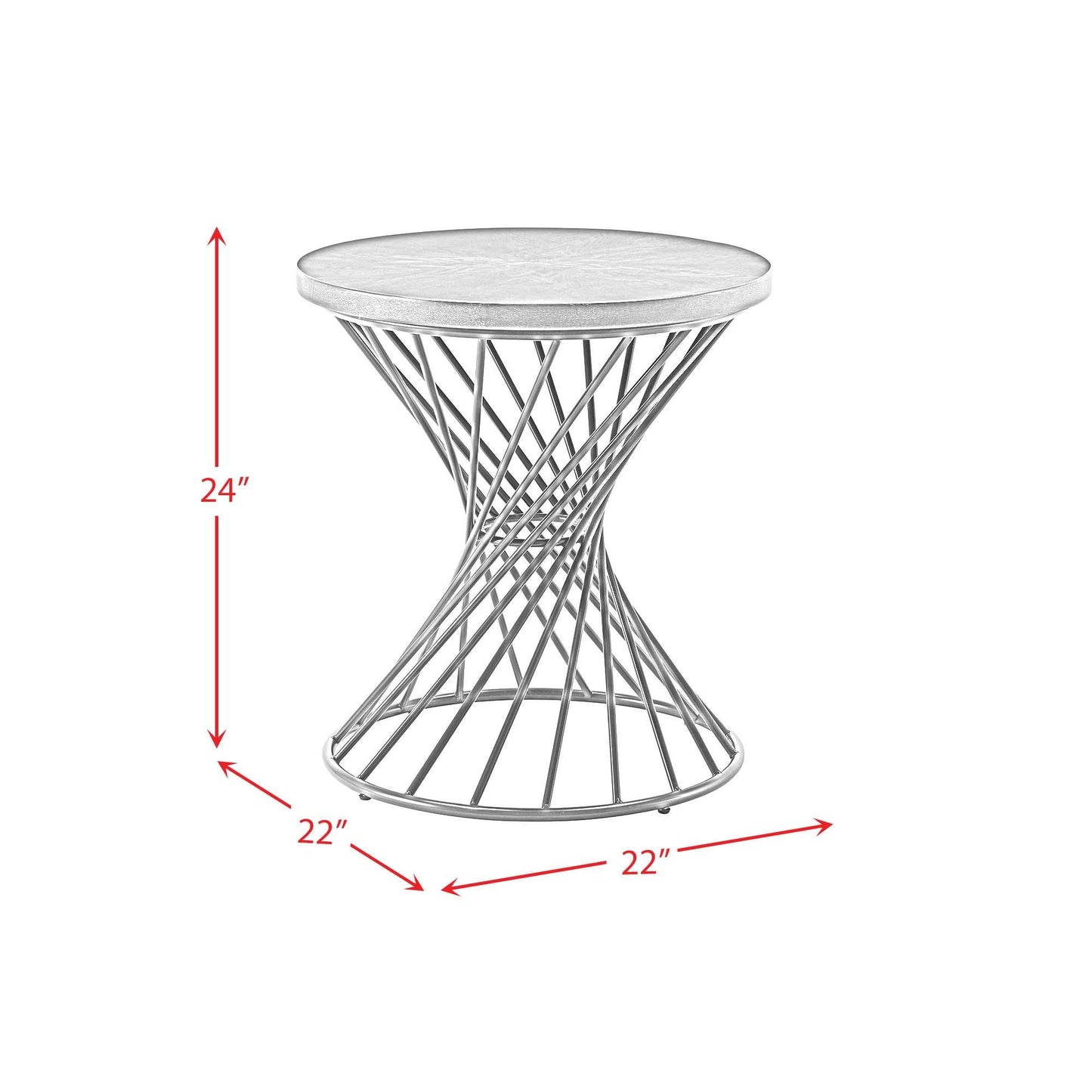 Elements International Terri CTTR800ET End Table IMAGE 5