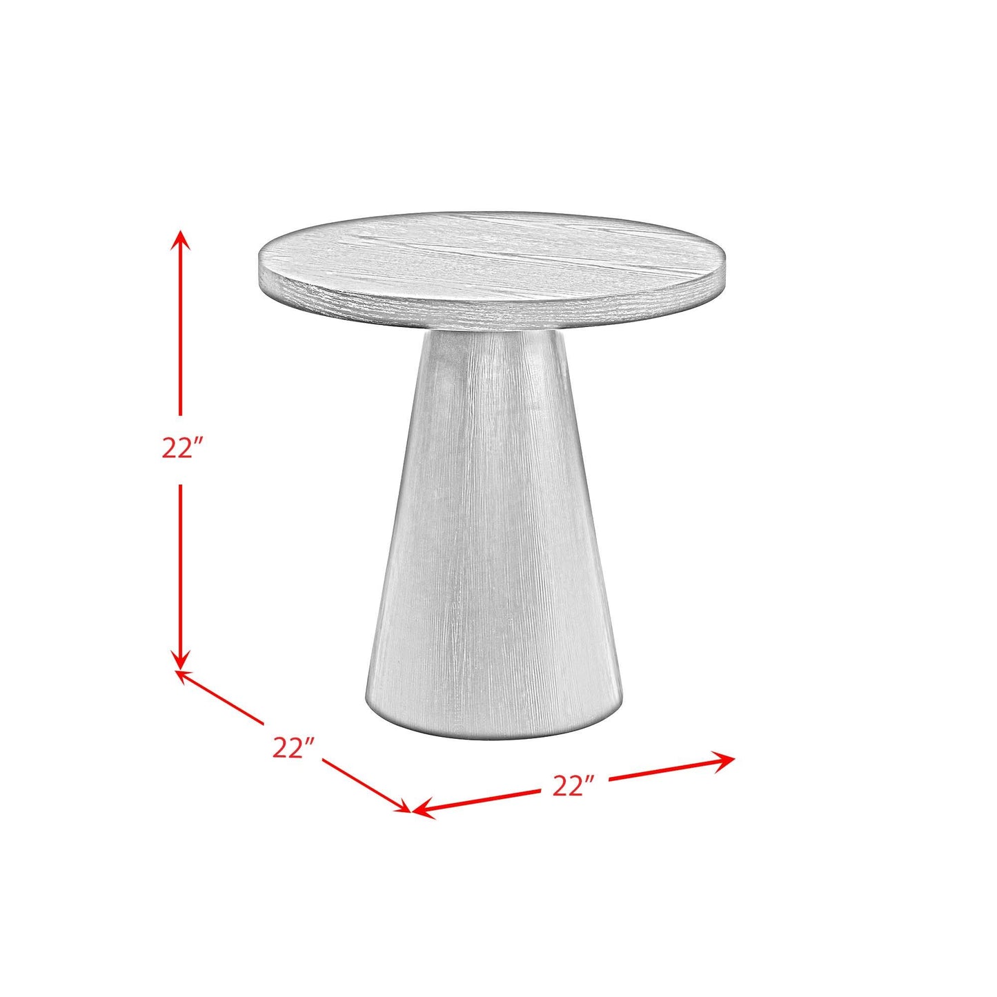 Elements International Portland T-1710-8-ET End Table IMAGE 8