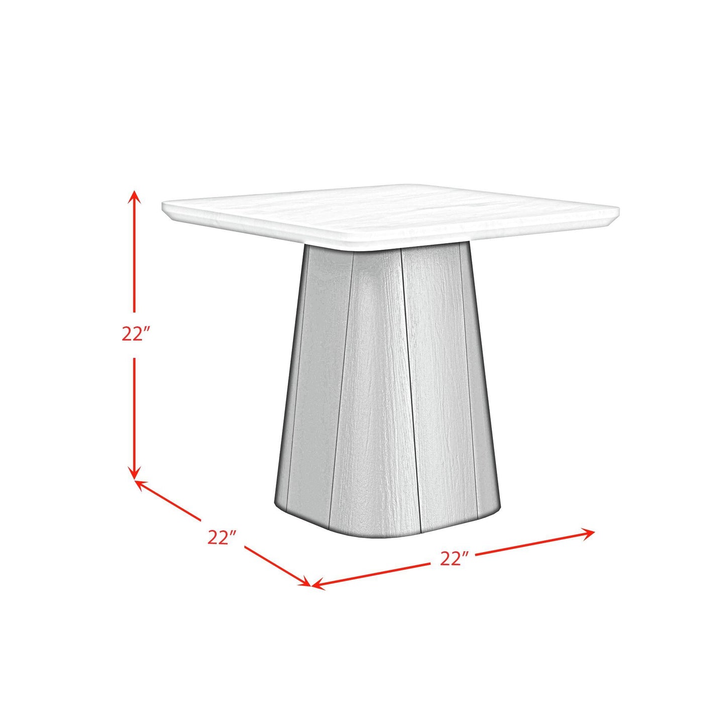 Elements International Edison T-9130-8-ET End Table IMAGE 8