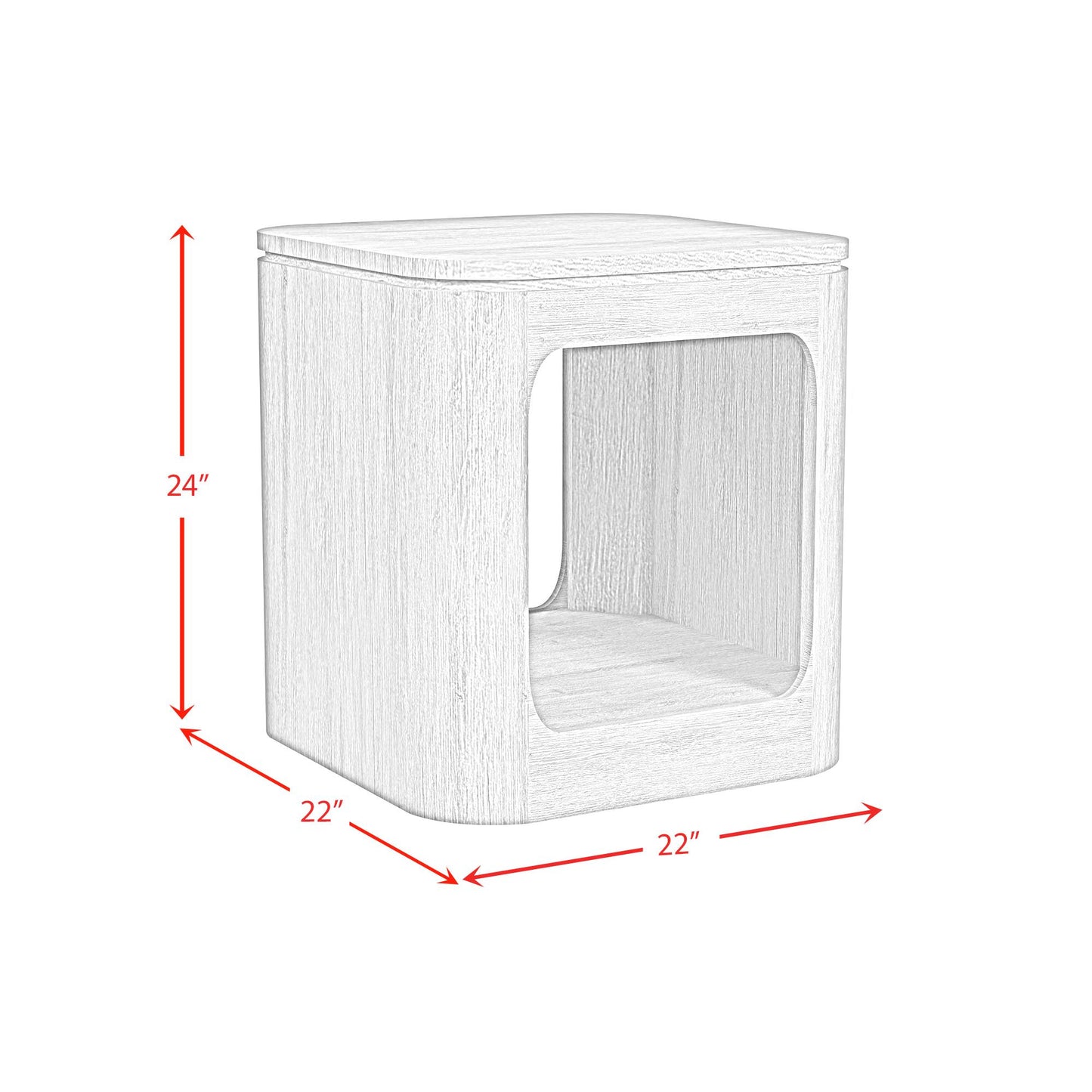 Elements International Rosalie T-16860-6-ET End Table IMAGE 7
