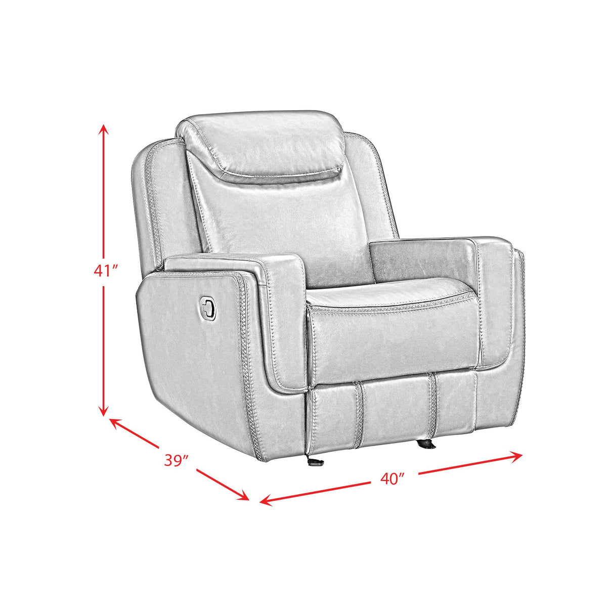 Elements International Panther U-11580-10740-107 Glider Motion Recliner IMAGE 11