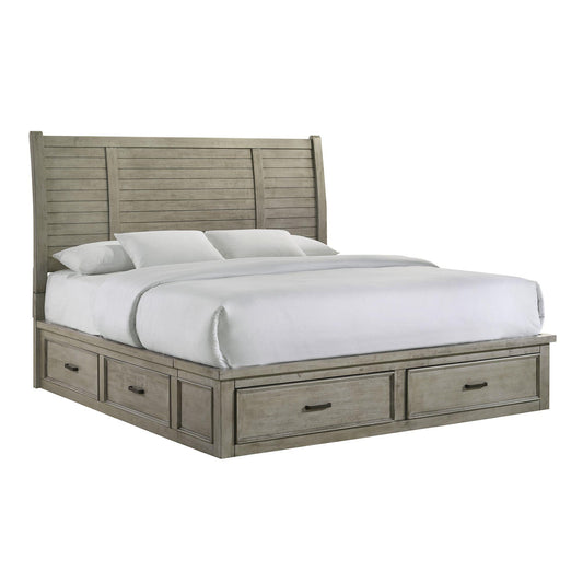 Elements International Sullivan SV300KB King Storage Bed IMAGE 1