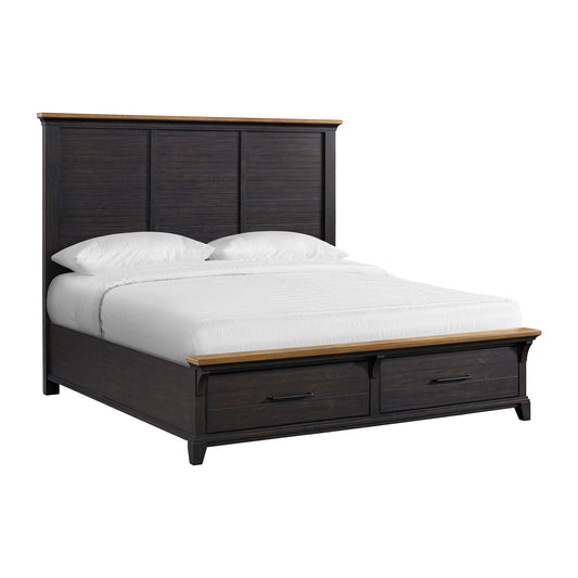 Elements International Montrose B-16670-5-KSB King Storage Bed IMAGE 1
