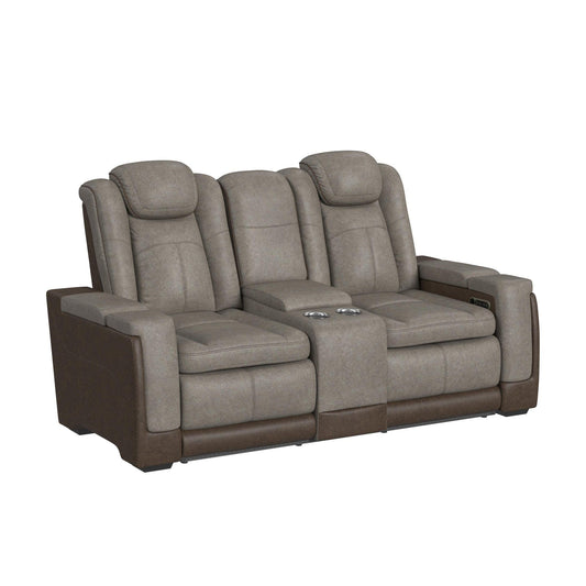 Elements International Lantana U-13660-10560-285PP Power Motion Loveseat IMAGE 1