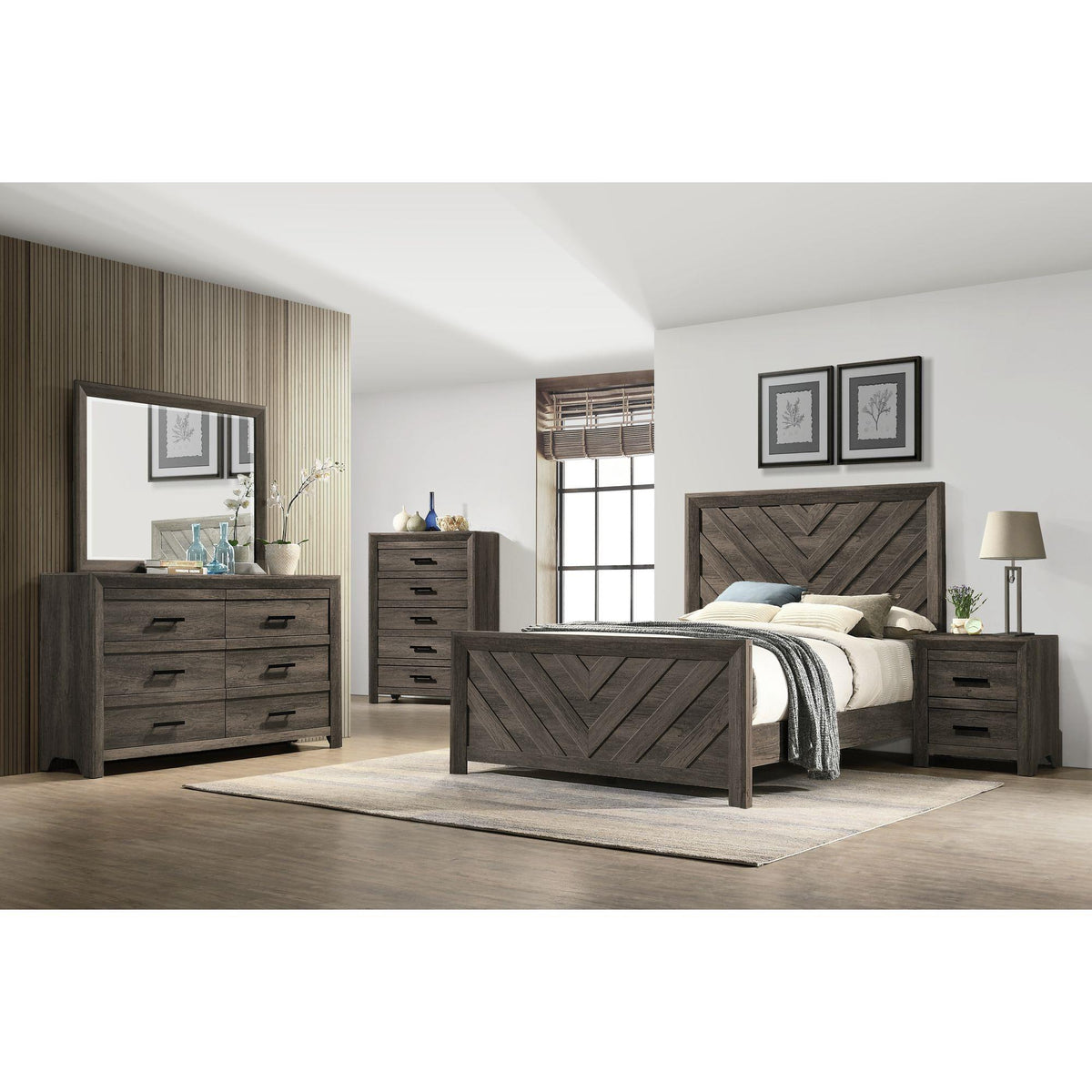 Elements International Eleanor EL400QBZS Queen Bed IMAGE 3