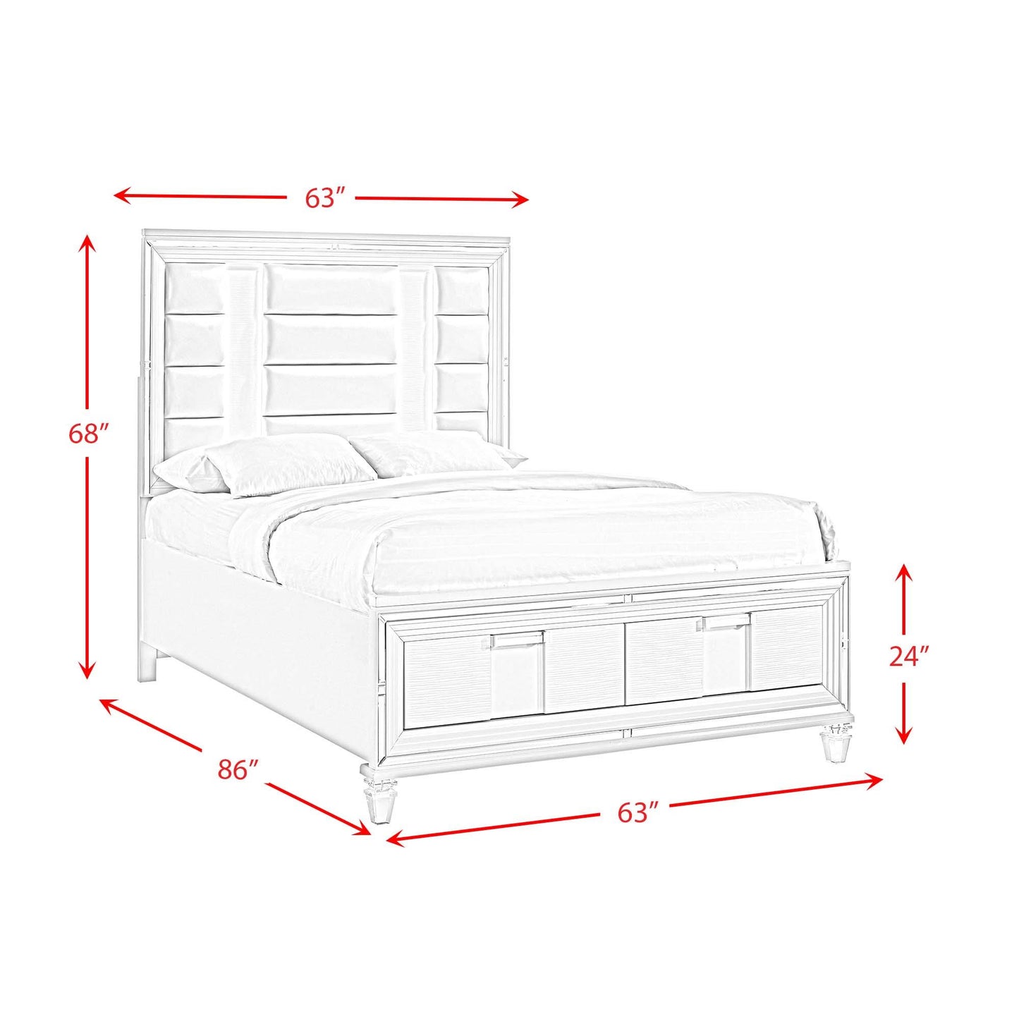 Elements International Twenty Nine TN700QB Queen Bed IMAGE 14