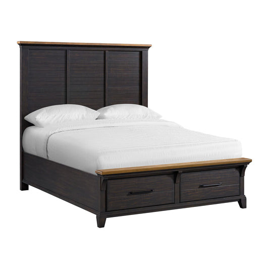Elements International Montrose B-16670-5-QSB Queen Storage Bed IMAGE 1