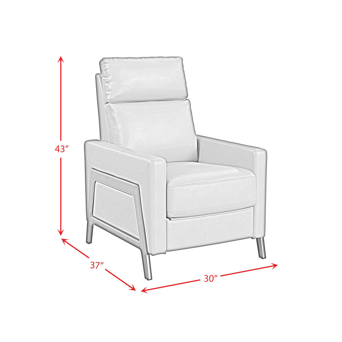 Elements International Tango U-17740-8210-105PP Recliner IMAGE 10
