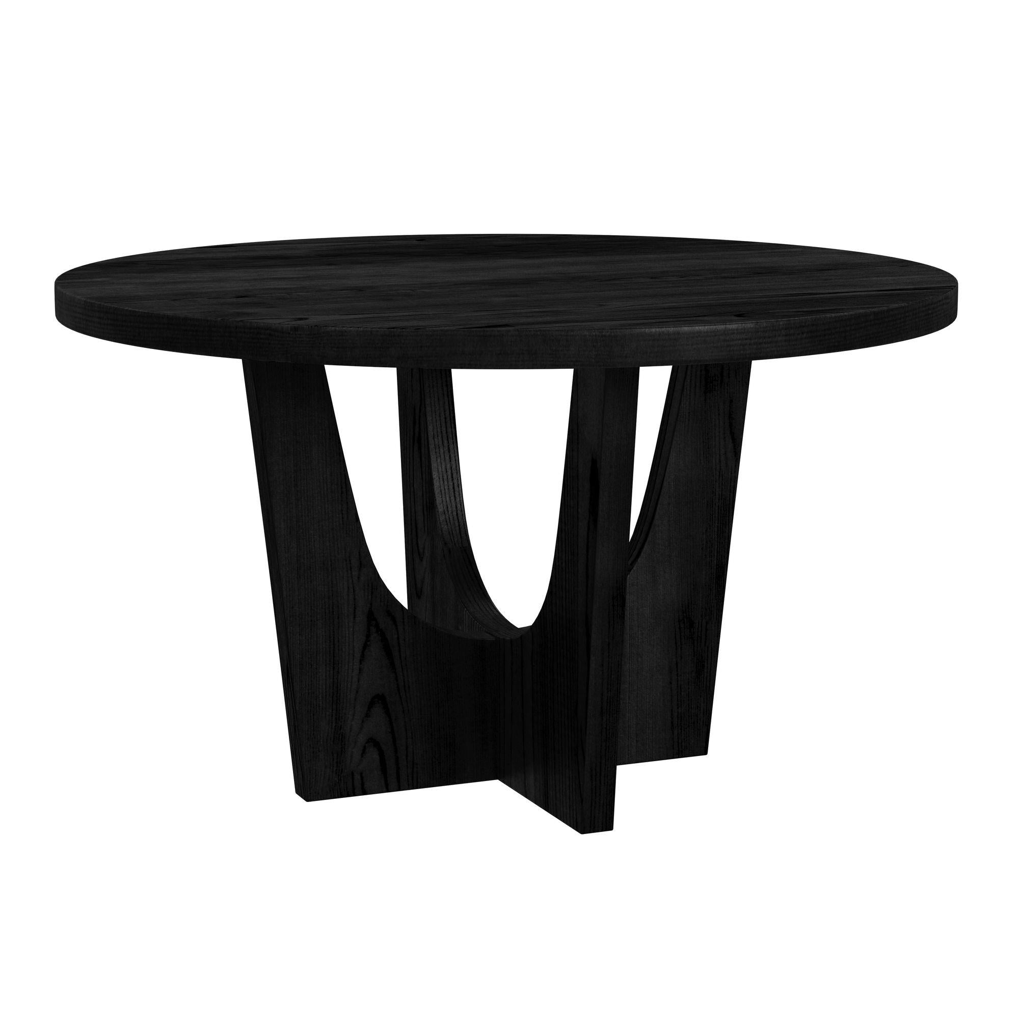 Elements International Oregon D-17380-8-DT1 Round Dining Table IMAGE 1