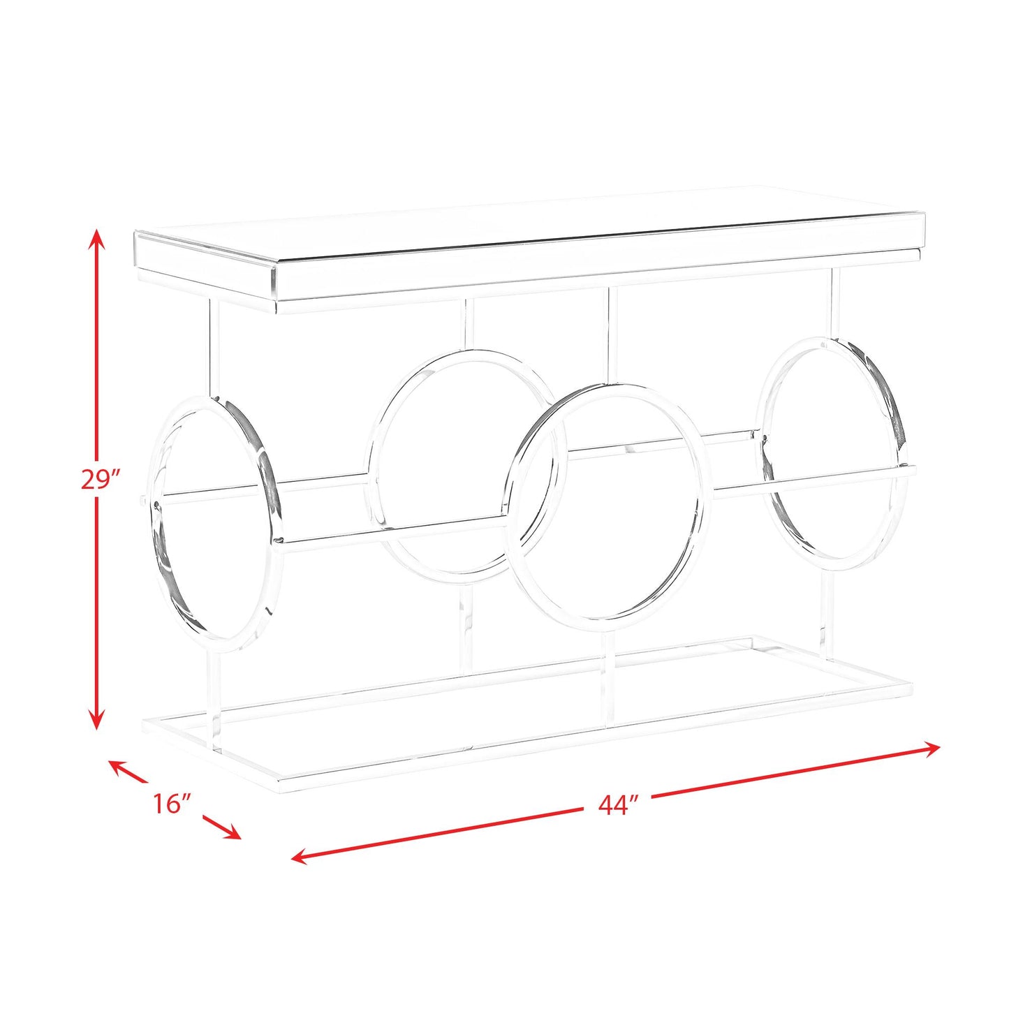 Elements International Pearl CTPL100ST Sofa Table IMAGE 7