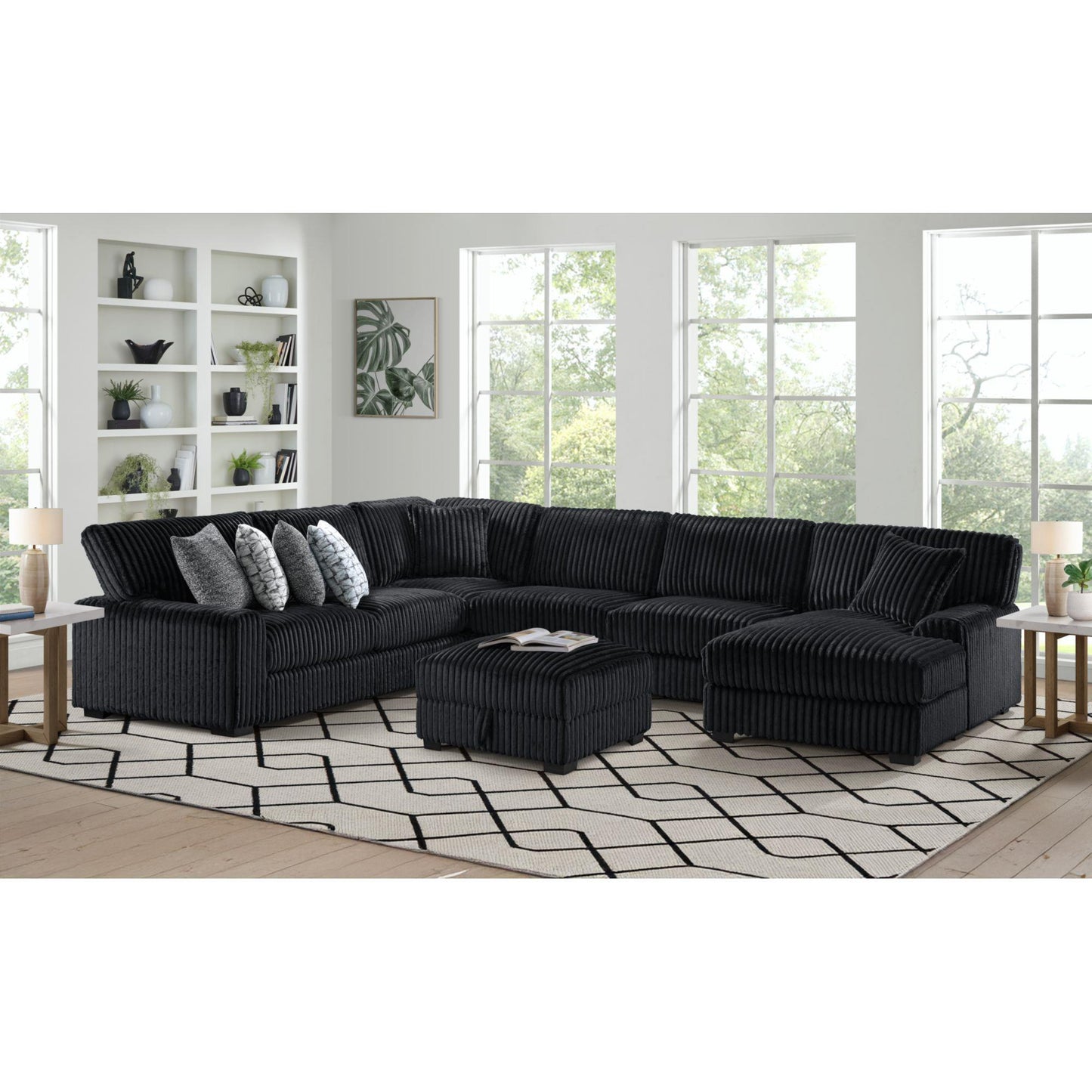 Elements International Nightfall U-16570-10473-000 Storage Ottoman IMAGE 7