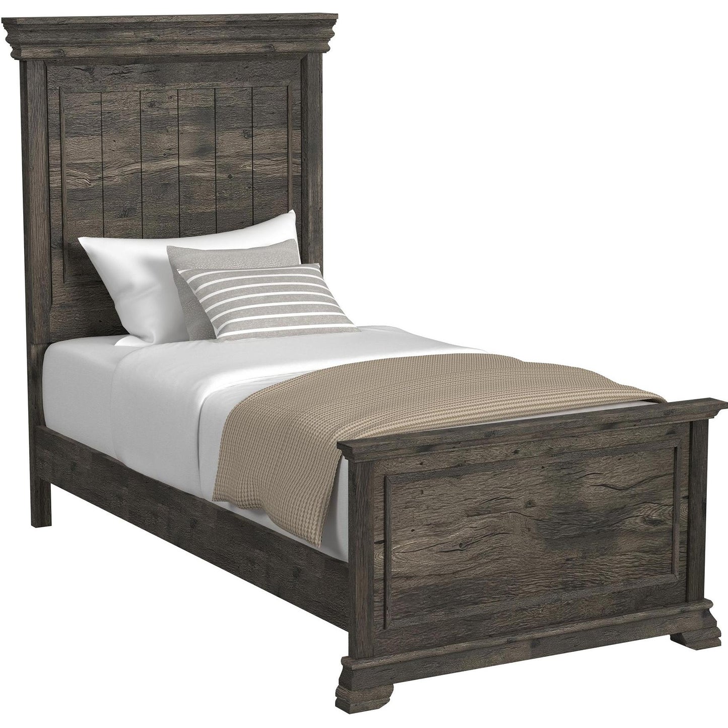 Elements International Park Ridge B-13130-8-TB Twin Panel Bed IMAGE 1