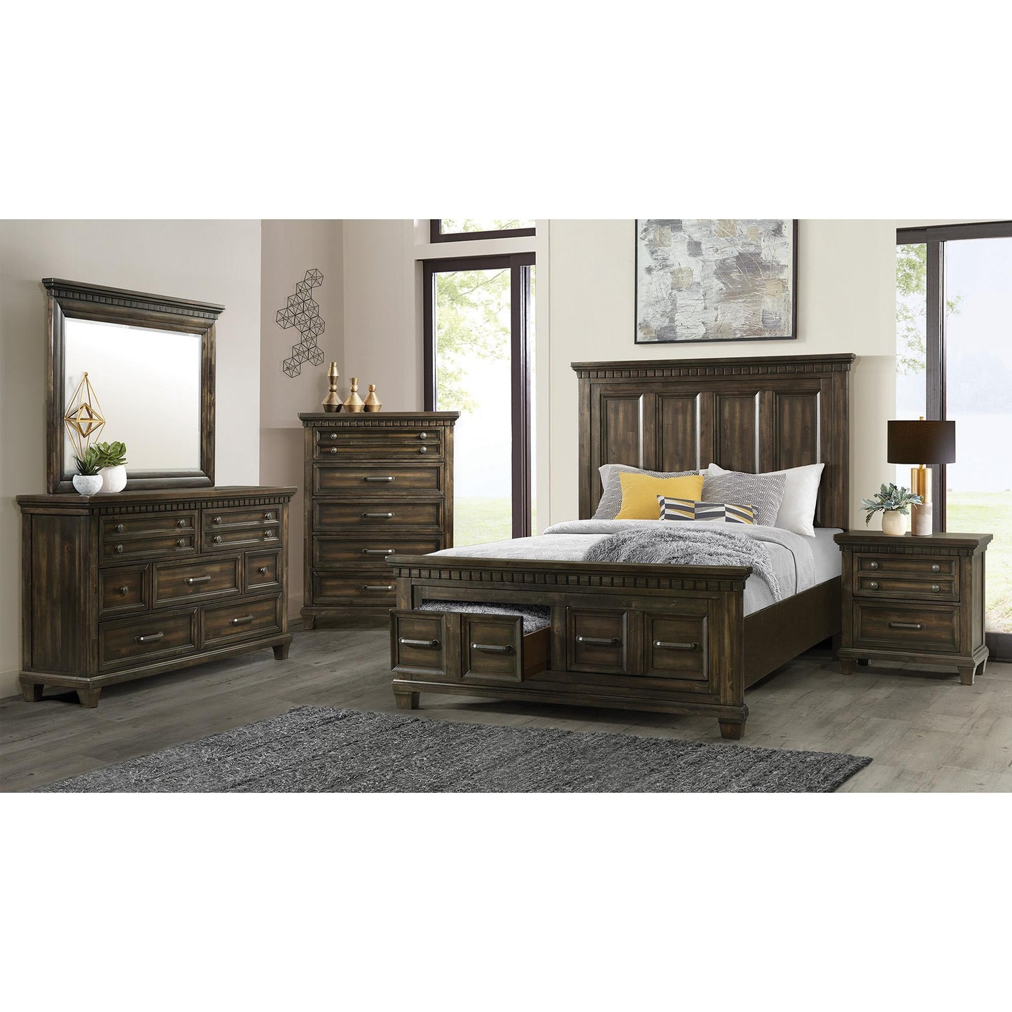Elements International McCoy Dresser Mirror B-10530-5-MR IMAGE 3