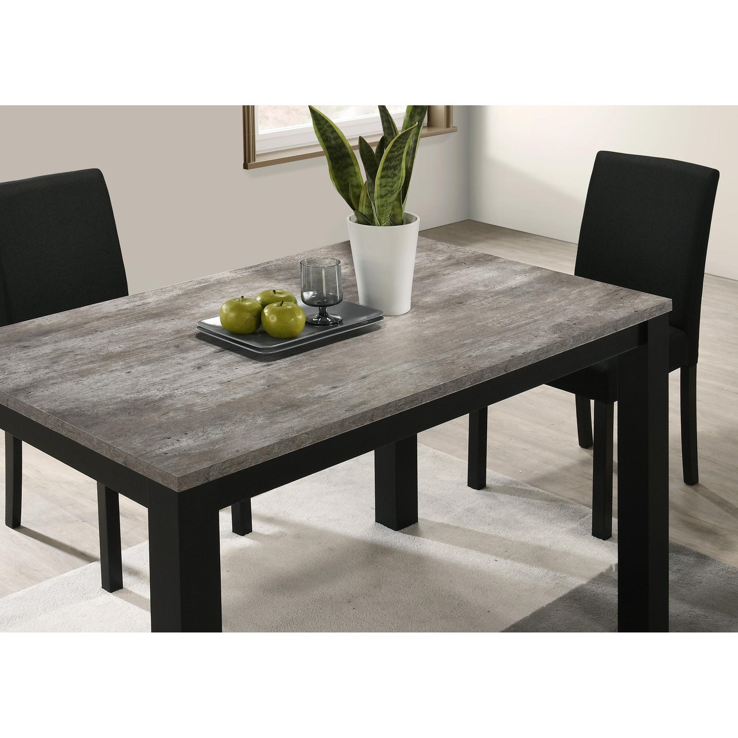 Crown Mark Resia Dining Table with Faux Marble Top 2120CC-T-3048 IMAGE 4