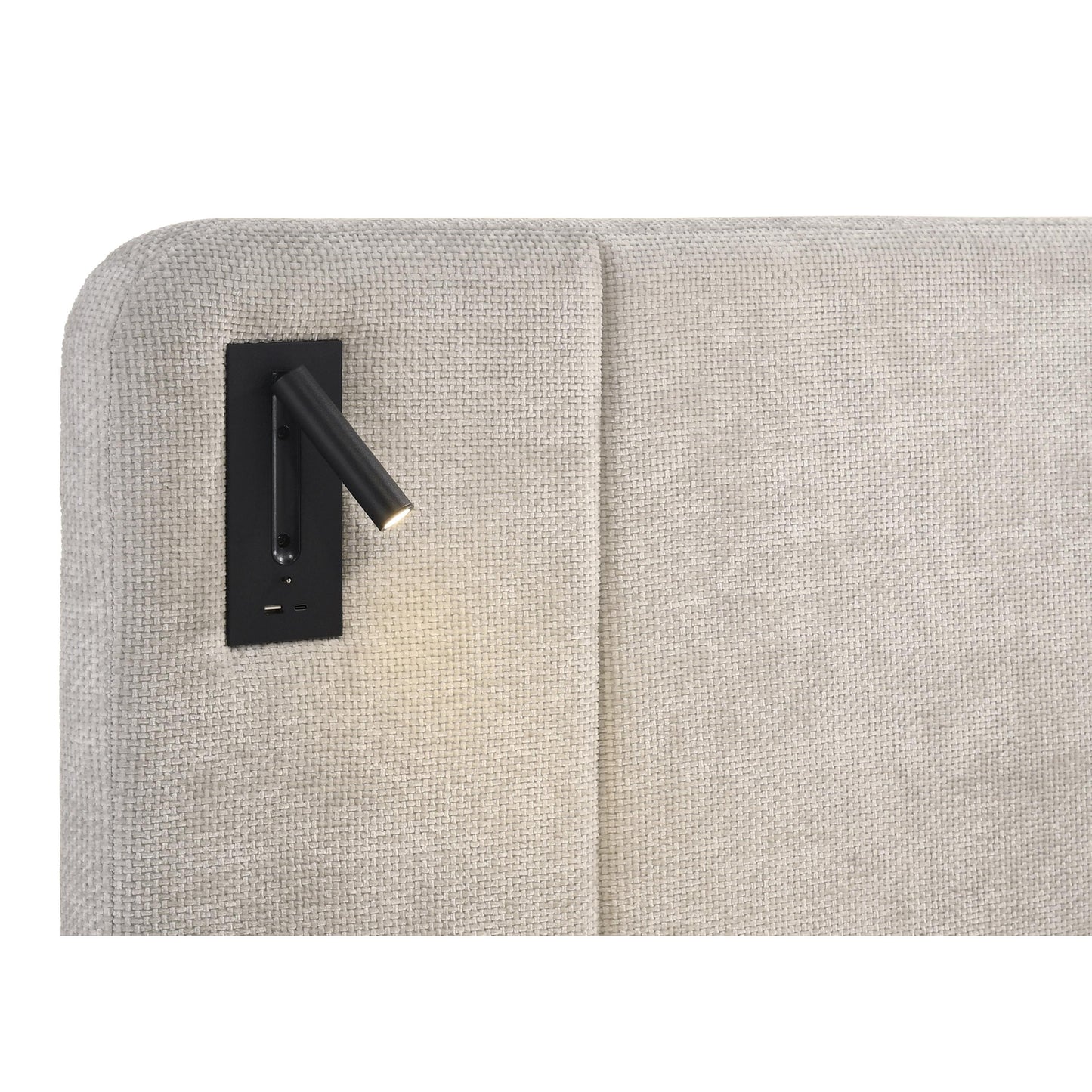 Crown Mark Freya King Upholstered Panel Bed 5272LG-K-HBFB/5272LG-KQ-RAIL IMAGE 4