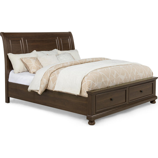 Crown Mark Claribelle King Panel Bed with Storage B1810-K-HB/B1810-K-FBD/B1810-KQ-RAIL IMAGE 1