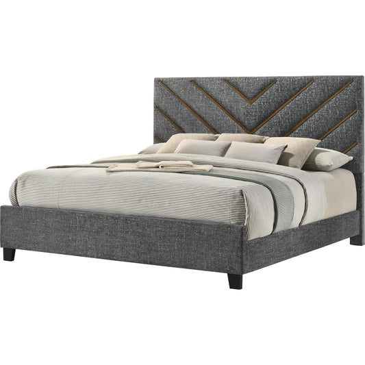 Crown Mark Zane King Upholstered Panel Bed B9275-K-HBFB/B9275-KQ-RAIL IMAGE 1
