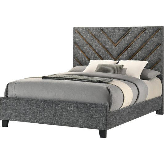 Crown Mark Zane Queen Upholstered Panel Bed B9275-Q-HBFB/B9275-KQ-RAIL IMAGE 1