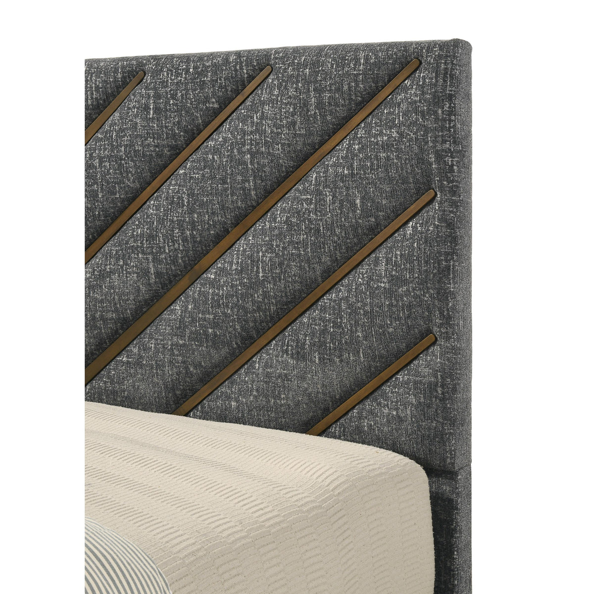 Crown Mark Zane Queen Upholstered Panel Bed B9275-Q-HBFB/B9275-KQ-RAIL IMAGE 4