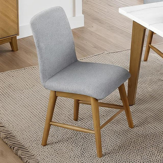 Furniture of America Mandier FM37009NT-SC-2PK Set Of 2 Side Chair IMAGE 1