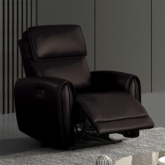 Furniture of America Schlieren FM6012BK-CH-PM Power Recliner IMAGE 1